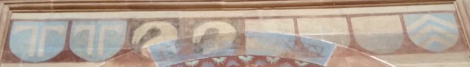 Wappenfries in Maulbronn, Nordseite, 3. von Westen