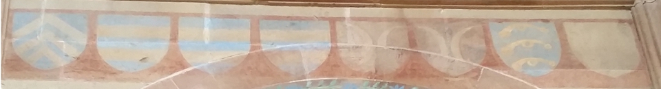 Wappenfries in Maulbronn, Nordseite, 4. von Westen