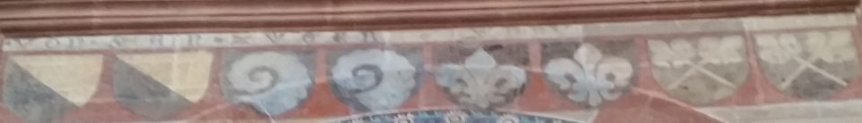 Wappenfries in Maulbronn, Südseite, 5. von Osten