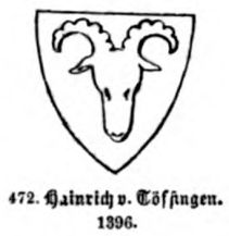 Darstellung des Toffinger Wappens durch Alberti